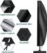 Housse de protection pour parasols - 420D Oxford - Résistant aux intempéries - Résistant aux UV - Convient aux parasols cantilever Parasol Protective Cover