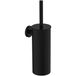 Wiesbaden Alonzo - Porte-brosse WC avec support - Noir mat