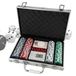 Set de jetons de poker sans valeur pour fêtes