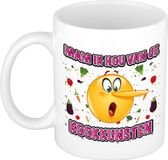Bellatio Decorations moederdag mok - ik hou van je kookkunsten - 300 ml - keramiek