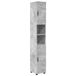 vidaXL Badkamerkast Beton Grijs 30 x 35 x 192 cm Bewerkt Hout & Metaal