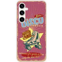 Samsung Galaxy S23 FE Retro disco bedrukt siliconen hoesje