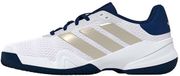 Adidas Barricade K Chaussures de tennis Blanc/Bleu foncé 37 1/3
