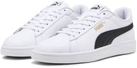 Puma Smash 3.0 L Heren Sneakers Leer Wit/Zwart/Goud