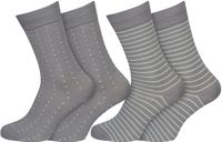 Nur Die 2 stuks katoenen zakelijke sokken heren katoen (maat 39-46) basic eenvoudig en klassiek patroon rubberen draden mannen chaussettes homme