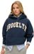 Superdry Athletic Essentials Sweat à capuche décontracté Femme Richest Navy