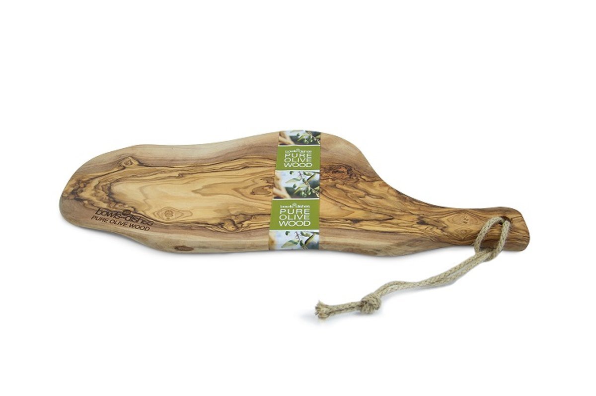 Bowls and Dishes Pure Olive Wood Rustique Serveerplank - Olijfhout - 40-45cm