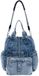 Desigual Jackdenim Globe Backpack Denim Raw Blauw