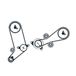SKF Pompe à eau + kit de courroie de distribution VKMC 01258-2