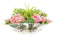 DRW Watermix, solide en polyester bloemen, violet, 30 cm