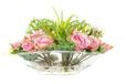DRW Watermix, solide en polyester bloemen, violet, 30 cm