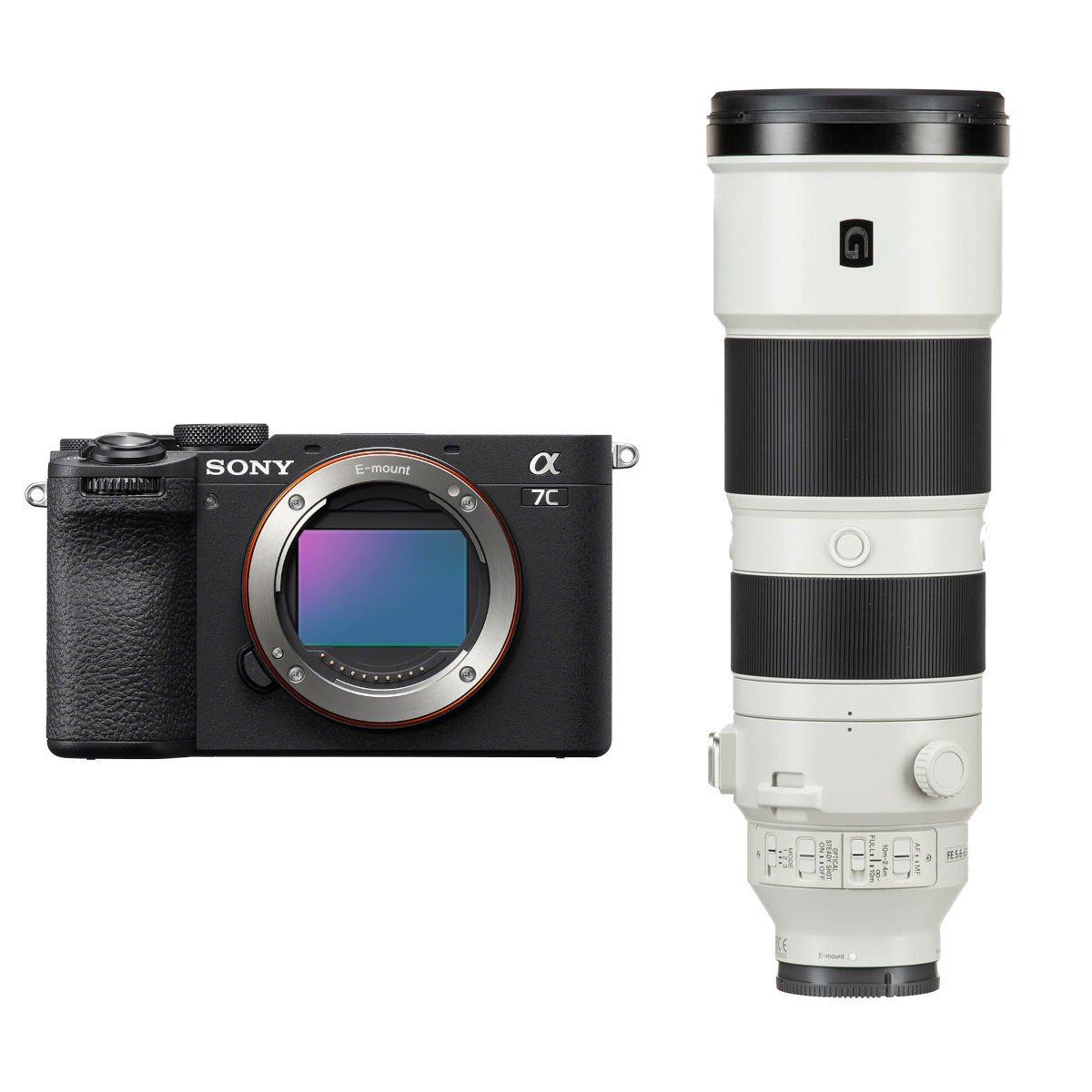 Sony A7C II systeemcamera Zwart + 200-600mm f/5.6-6.3 G