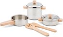 New Classic Toys - Metalen Pannenset - 7-delig - Keukenspeelgoed