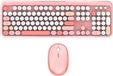 MOBILITY LAB Pure Color Draadloze toetsenbord- en muisset, roze