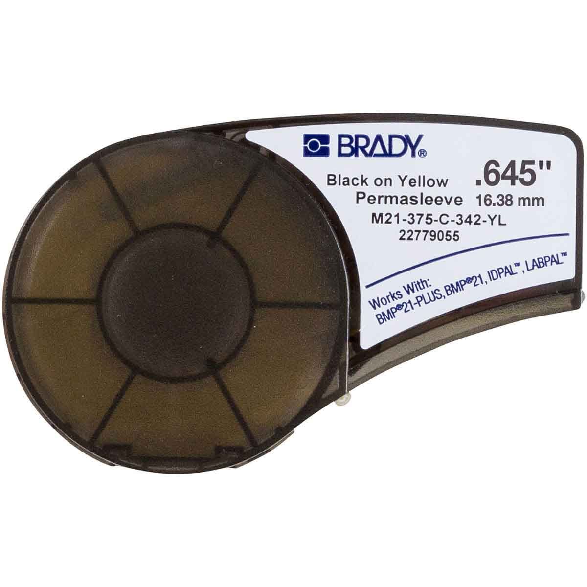 Brady M21-375-C-342-YL Printeretiketten geel