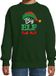 Bellatio Decorations Big elf Kerst sweater - groen - kinderen - 152/164