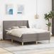 Maison Exclusive - Lit exclusif avec sommier et matelas couleur taupe, dimensions 120 x 200 cm, en polyester