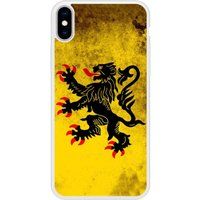 North Flag Siliconen hoesje compatibel met iPhone X, Apple iPhone XS
