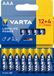 VARTA Batterijen AAA, 16 stuks (12+4), Longlife Power, alkaline, 1,5 V | AAA-batterij LR03, Made in Germany, tot 10 jaar houdbaar, voor spelconsole, tandenborstel, muis of controller