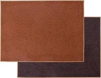 Merkloos Ronde Placemats - Set van 6 - Bruin