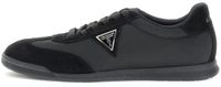 Guess Dasper Lage Sneakers Heren Zwart Leer Synthetisch Rubber Maat 45