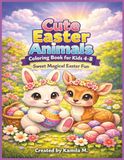 Cute Easter Animals Coloring Book for Kids 4-8: Sweet Magical Oster Fun