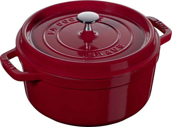 Staub La Cocotte Cast Iron Pot Round 28cm 6.7 Ltr Chestnut