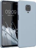 kwmobile telefoonhoesje geschikt voor Xiaomi Redmi Note 9S / 9 Pro / 9 Pro Max - Hoesje voor smartphone - Back cover in mat lichtblauw