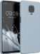 kwmobile telefoonhoesje geschikt voor Xiaomi Redmi Note 9S / 9 Pro / 9 Pro Max - Hoesje voor smartphone - Back cover in mat lichtblauw