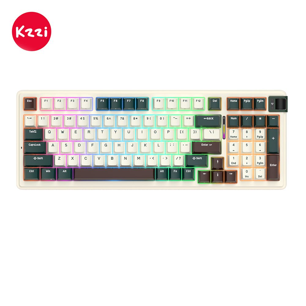 KZZI K98 Draadloos Gaming Toetsenbord - Tri-Mode