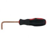 KS Tools 963.1507 BRONZEplus Schroevendraaier, binnenzeskant, gebogen, 5 mm