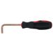 KS Tools 963.1507 BRONZEplus Schroevendraaier, binnenzeskant, gebogen, 5 mm