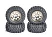 Carson 500900140 1:10 Set wielen (4) Cross Country 4WD Modelaccessoires, Onderdelen, Tuning, Banden, Set banden