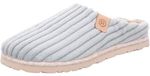 Rohde pantoufles en velours côtelé pour femme avec semelle intérieure amovible en cuir D.Meran 6818, taille : 37 UE, couleur : vert