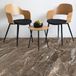 Ambiance Vloersticker - Bruin Marmer - Zelfklevend, Antislip - 60x100cm