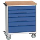 Bott Gereedschapswagen Verso op multiplex met laden 800x550x980mm
