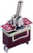 Tru Components Interrupteur à bascule 250 V/AC 10 A 1 x marche/arrêt/marche KN3 verrouillé/0/verrouillé