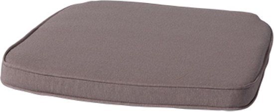 Merkloos Wicker universeel Panama taupe tuinstoelkussen