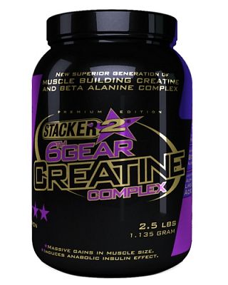 Stacker 2 Ephedra Vrij 6th Gear Creatine Complex Sportvoeding Lemon - 8717472070951
