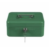 Amig - Geldkluis - Veiligheidskluis voor geld, bankbiljetten en munten - Met muntlade - Automatische handgreep en sleutelopening - Rode kleur - Staal - 197 x 154 x 80 mm