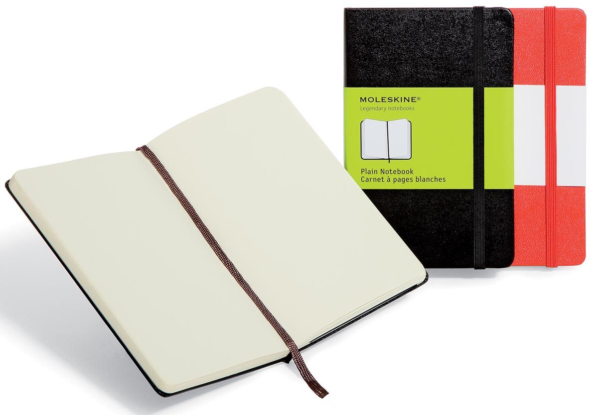 Moleskine Notitieboek blanco large 130 x 210 mm zwart