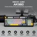 AJAZZ AK980 Draadloos Mechanisch Bluetooth Toetsenbord - Drie Modi - Gamingtoetsenbord