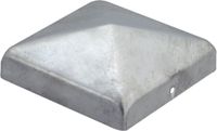 Alberts 216689 Paalkap voor houten palen | vlakke vorm | thermisch verzinkt | 100 x 100 mm