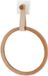 Tendance Handdoek/gastendoekjes houder ring - beige - zelfklevend - bamboe/kunstleer