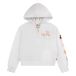 Levi's Fille Levis Hibiscus Sweat à Capuche Bright White Taille : 10Y