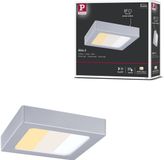 Paulmann LED-paneel Abia 2 White Select Schemergestuurde bewegingsmelder (HF) hoekig 170x170 mm 9,5W 1100lm White Select Chroom mat