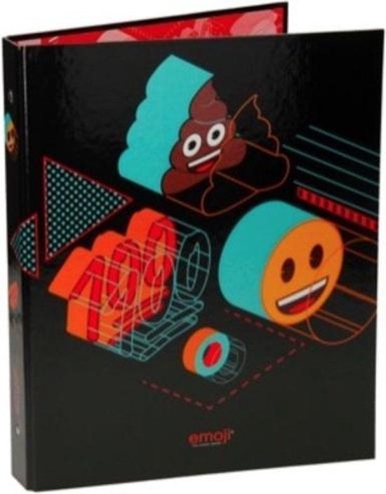 Emoji ordner 2 rings 54mm zwart