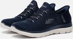 Skechers SUMMITS-CLASSY NIGHT Dames Instappers - Donkerblauw / Zilver