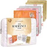 STARSKIN The Radiance Giftset - Hydraterende, stralende en glanzende huid – 6 maskers voor gezicht, lippen en ogen – Inclusief Toilettas – Perfect cadeau voor beauty lovers – Koreaanse huidverzorging