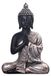 JORAE Zittend Boeddhabeeld Boeddhisme Thais mediterend huis en tuin decoratieve sculptuur biddende verzamelobjecten beeldjes, 22 cm, polyresin